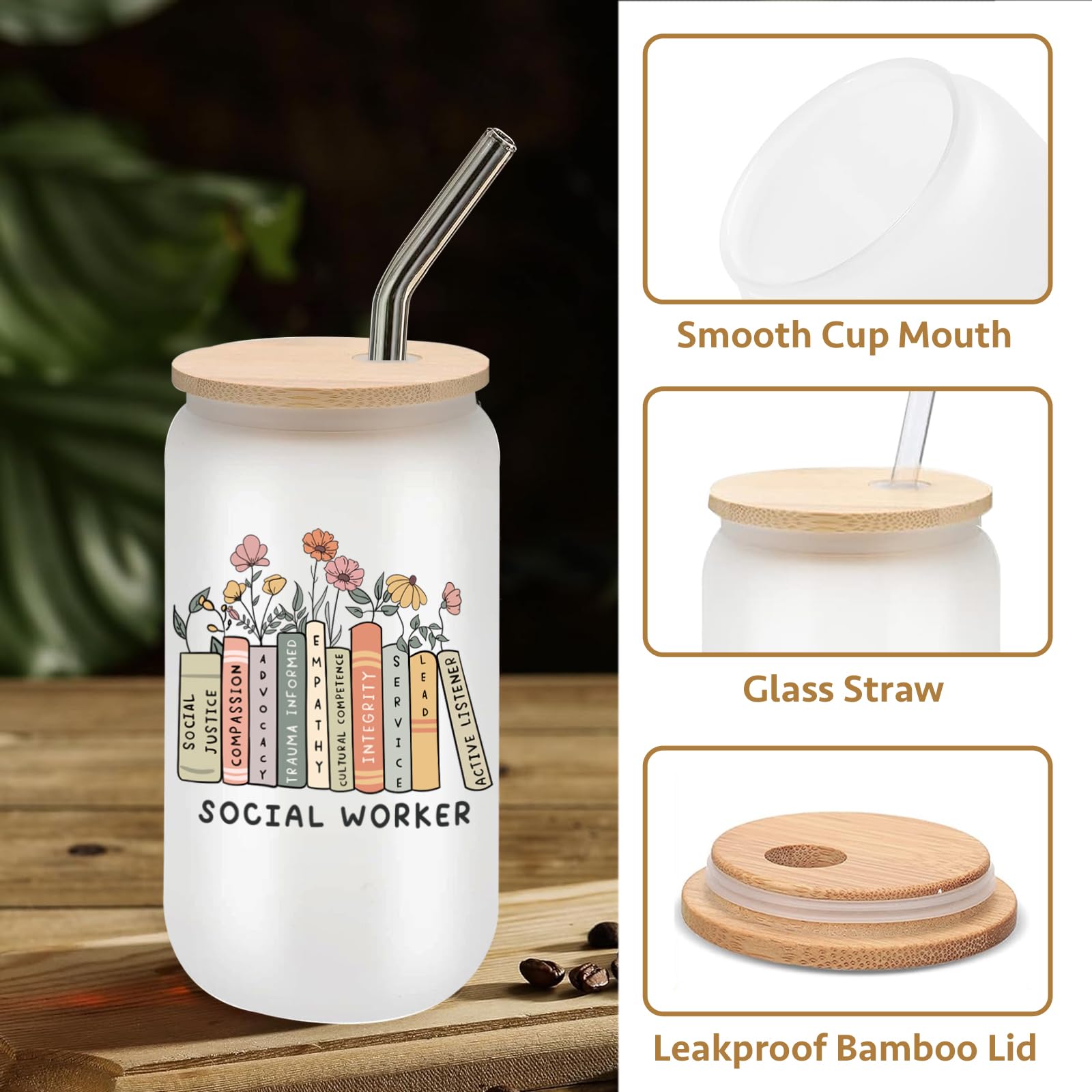 Diseño libro que florece en la taza, regalo significativo para ella.