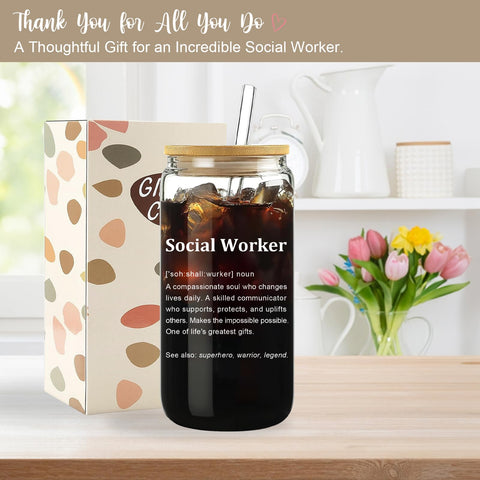 Presentación de regalo lista para trabajadora social Mikopei