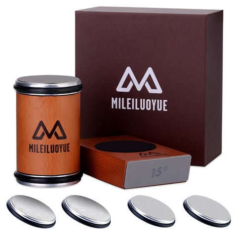 MILEILUOYUE afilador de cuchillos con rodillo en acción para un afilado rápido y seguro.