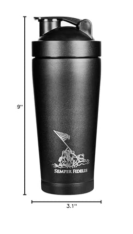 Capacidad de 24 oz en acero inoxidable duradero