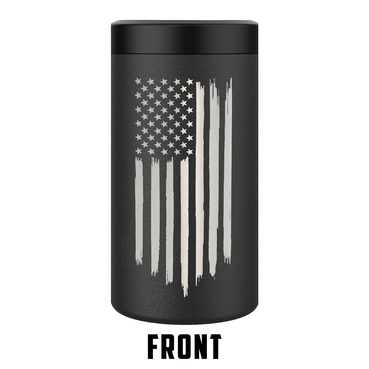 Military Gift Shop grabado láser bandera americana en la parte trasera