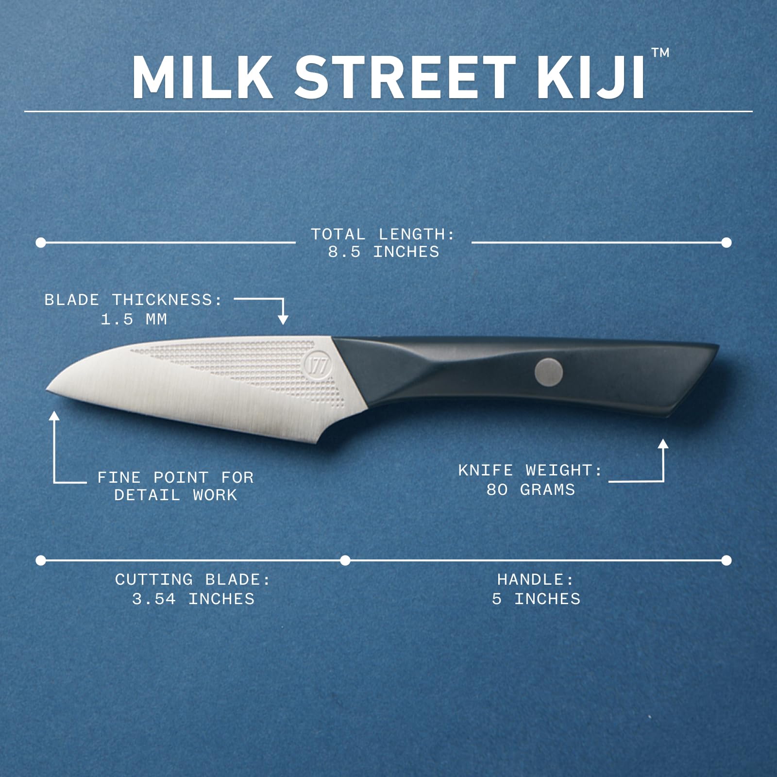 Milk Street Kitchin-kiji: agarre ergonómico para mayor comodidad