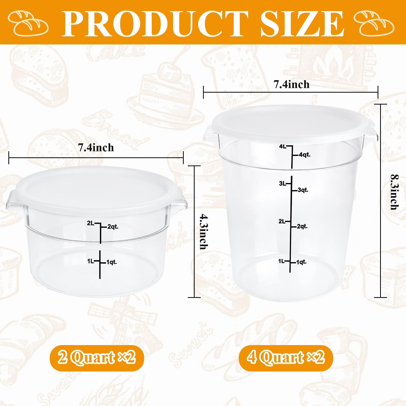 Milkary diseño transparente permite identificar contenido sin abrir.