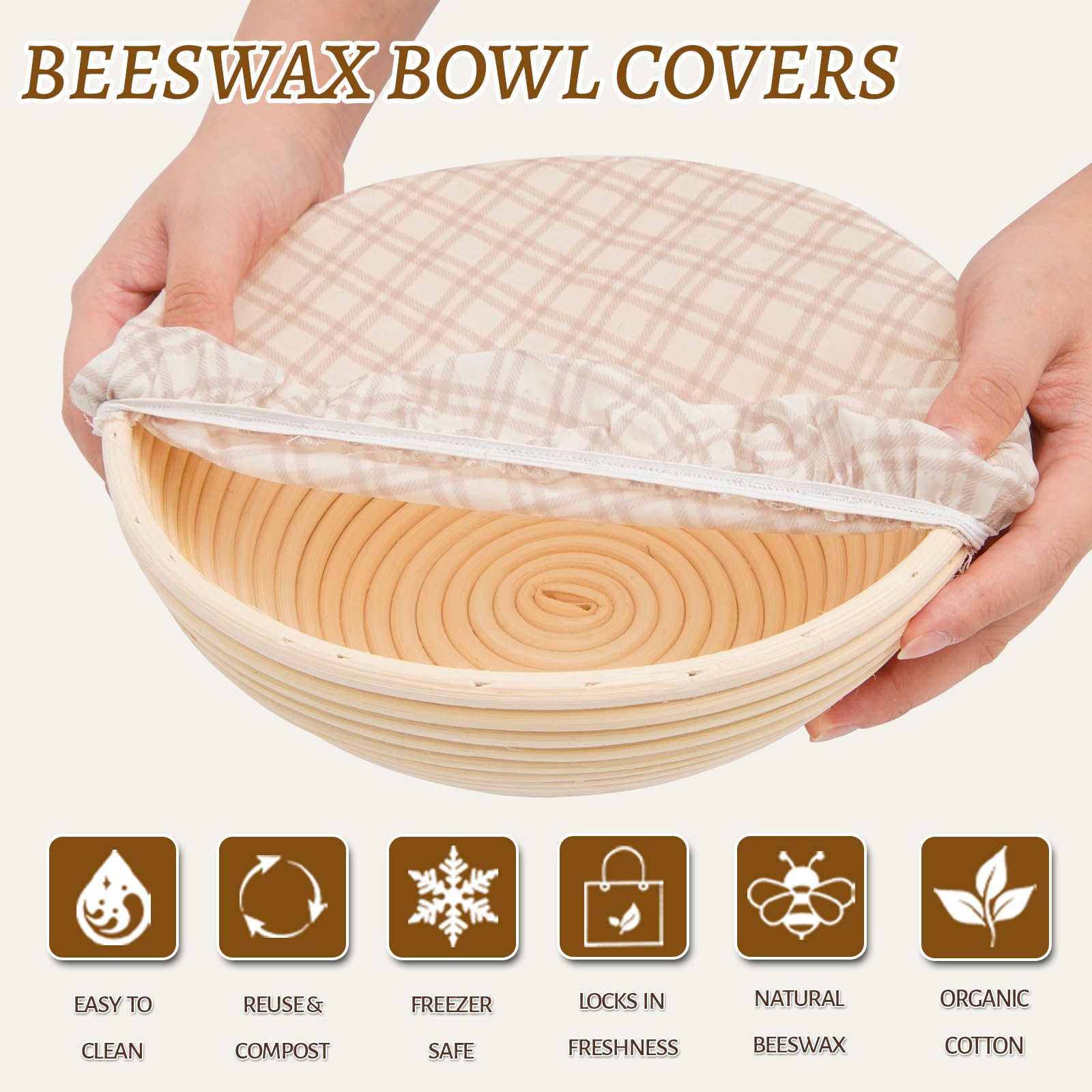 MILLOHERO cubres cera abejas se adaptan a recipientes variados