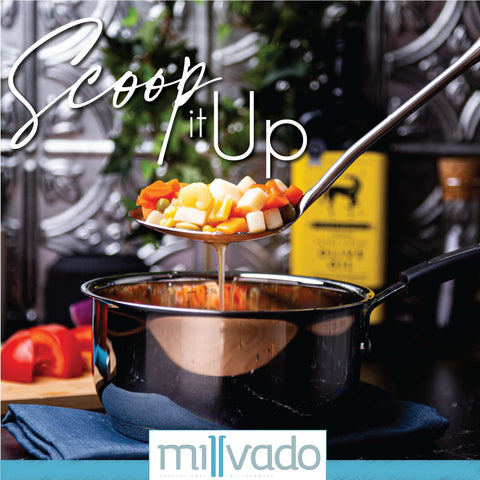 Millvado drenaje eficiente para freír o hervir sin exceso de líquido.