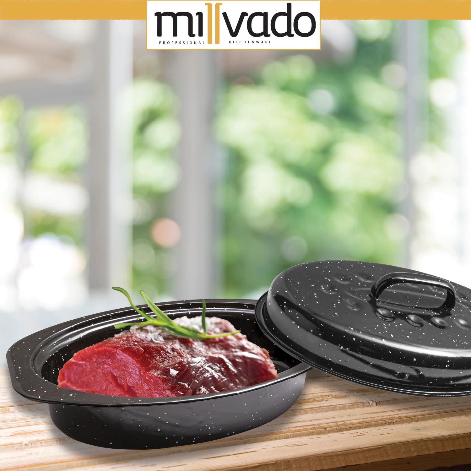 Limpieza fácil Millvado, apta para lavavajillas y lavado a mano.