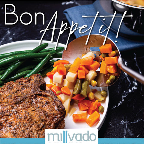 Millvado uso multifuncional para cocinar, servir y mezclar.
