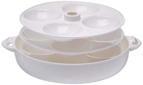 MILTON idli-máquina para microondas, vista superior, cocina rápida de idlis.