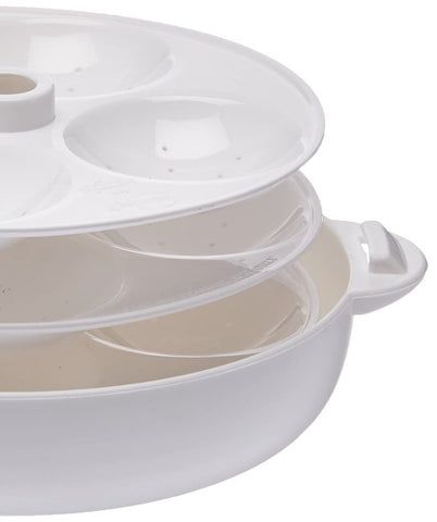 MILTON tapa anti salpicaduras, mantiene limpio el microondas al cocinar al vapor.