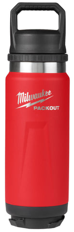 Milwaukee Packout botella térmica roja con conexión Packout para modularidad