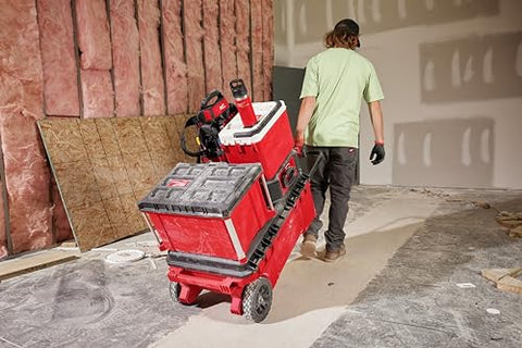 Cuerpo resistente de Milwaukee Packout en rojo para uso diario