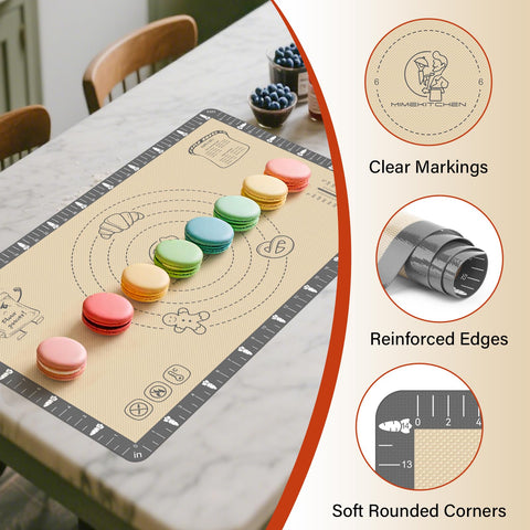 Limpieza fácil y guardado compacto con la alfombrilla Mimekitchen