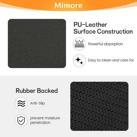 MIMORE alfombrilla con absorción potente captura derrames rápidamente