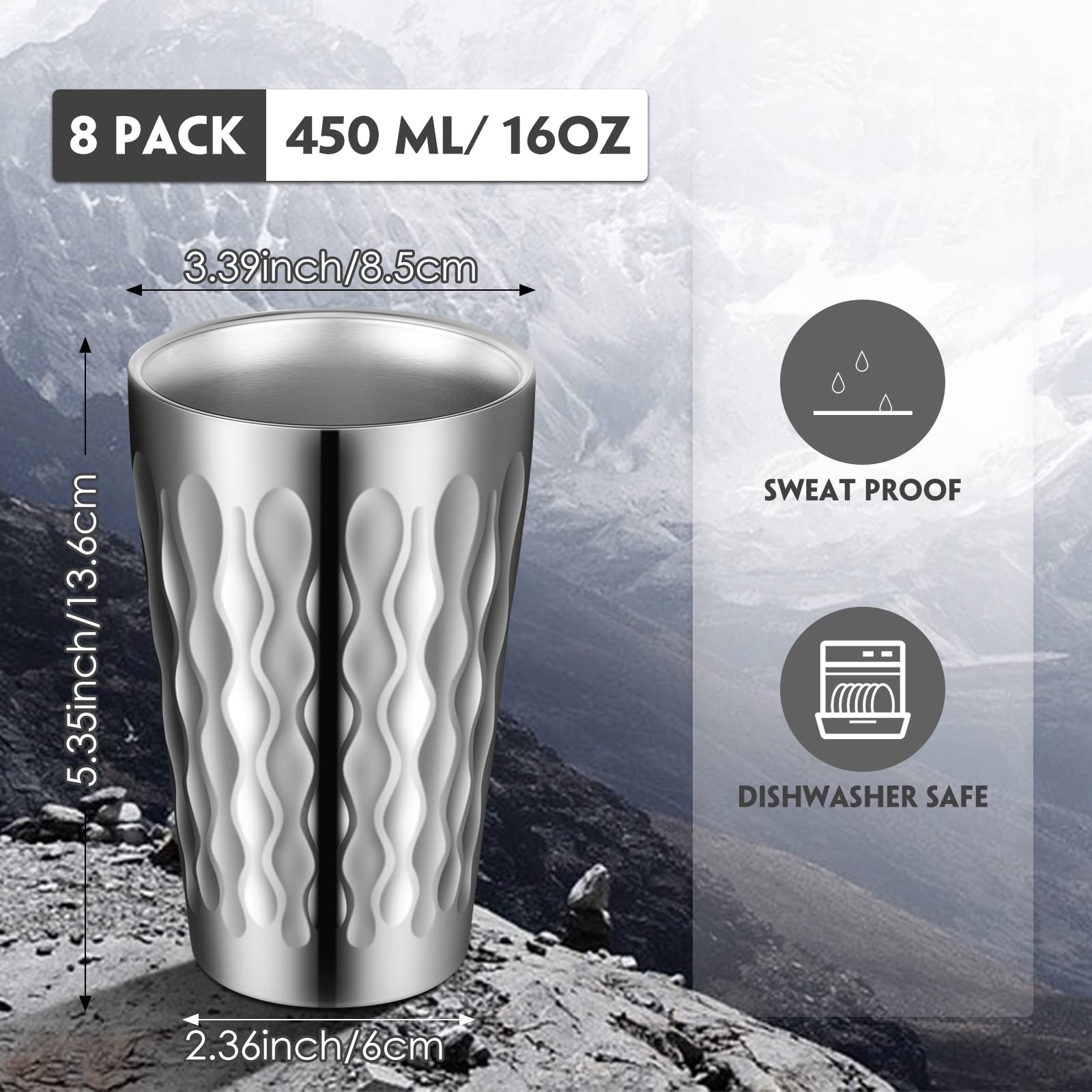 Mimorou vaso con diseño diamante y agarre mejorado para evitar caídas