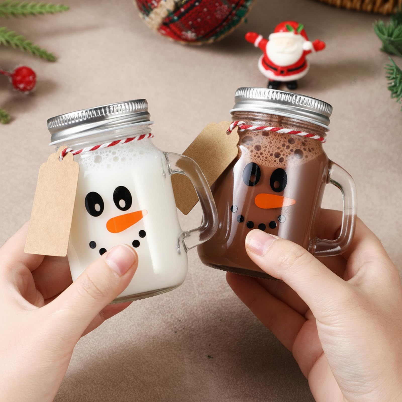 Cucharas de madera incluidas para servir chocolate caliente y postres