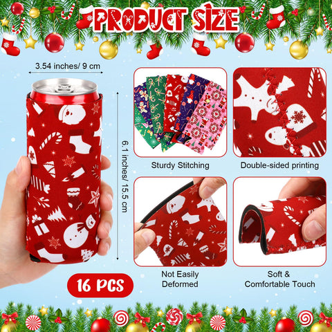 Fundas Mimorou navidad 12oz con copos de nieve, ideal para eventos.