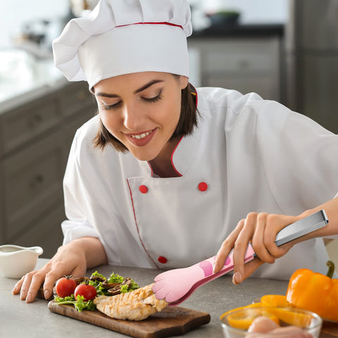 Pinzas Mimorou gato, acabado pulido, ideal para servir aperitivos con estilo.