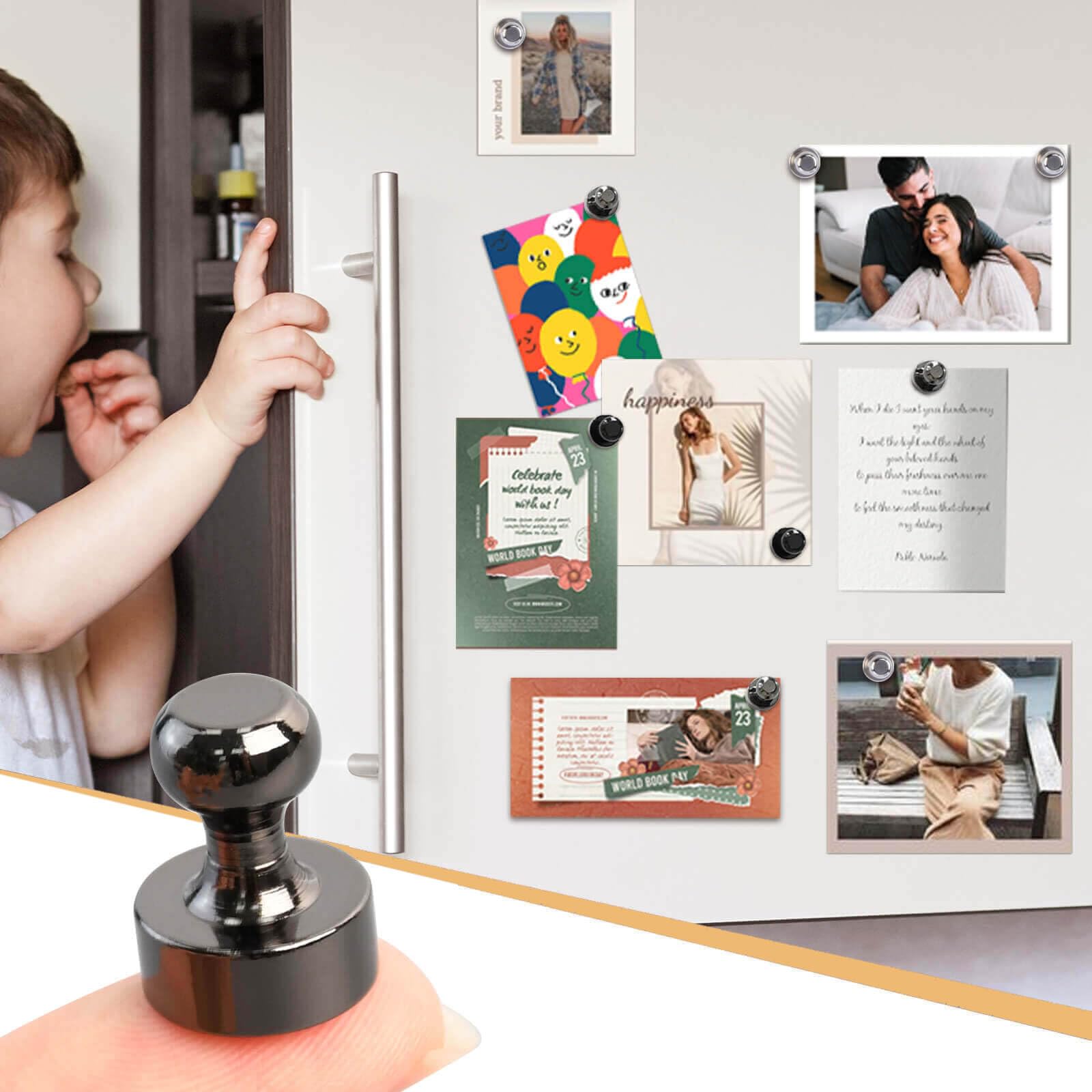 MIN CI imán frigorífico decoración-nevera, perfecto para personalización rápida.