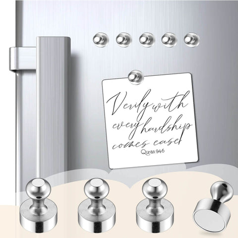 MIN CI imán frigorífico push-pin, diseño compacto y resistente para posters.