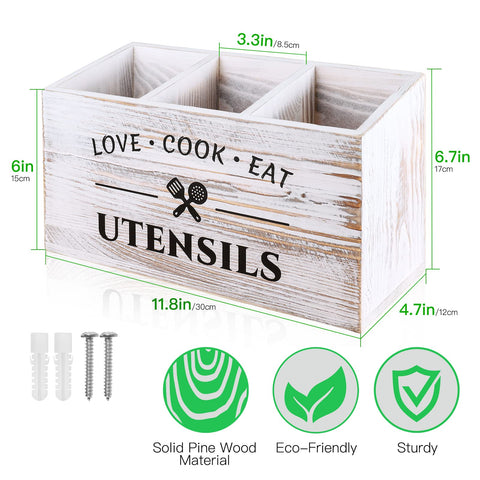 MINCORD organizador de utensilios para cocina, fácil de colgar en pared