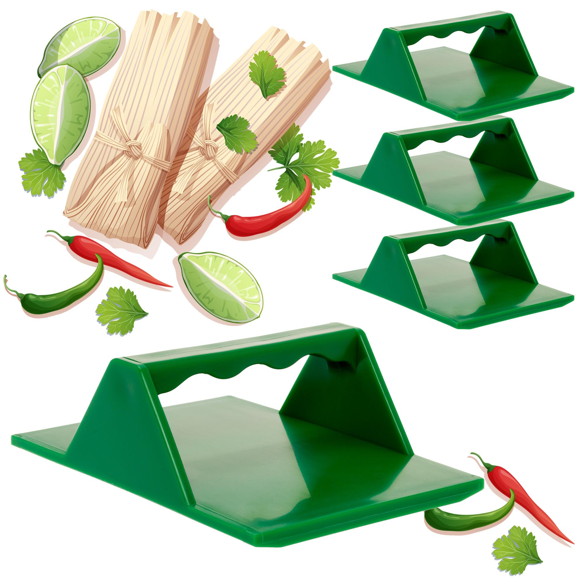 Mindful Design espaciador de masa para tamales, ergonómico y cómodo para esparcir con precisión.