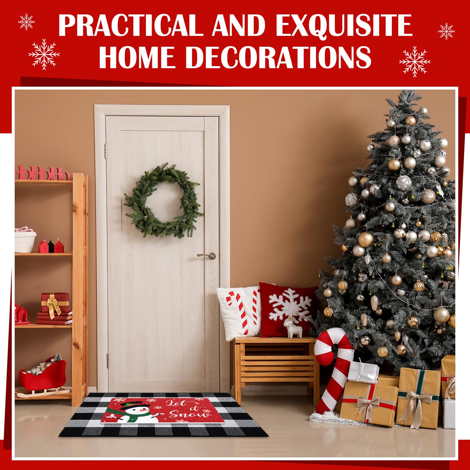 Mindsoft motivos de Navidad con copos de nieve para decorar entradas