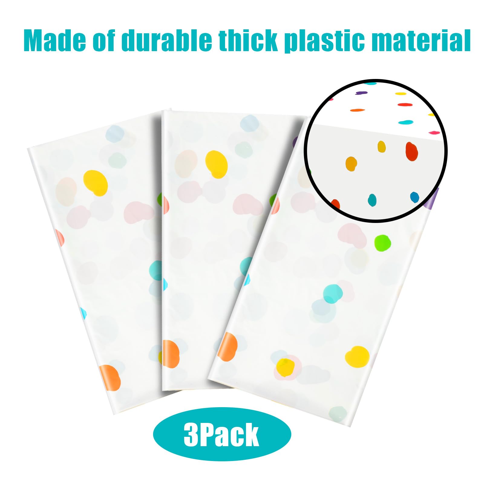 Mantel descartable Mindsoft, práctico para fiestas grandes
