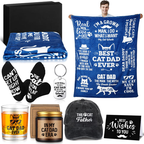 Vaso de whisky Mindsoft con inscripción Mejor Papá Gatuno, regalo ideal para celebraciones.