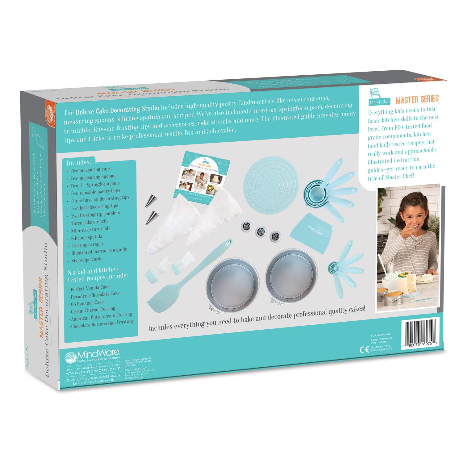 MindWare Playful Chef: caja completa con todo para hornear y decorar