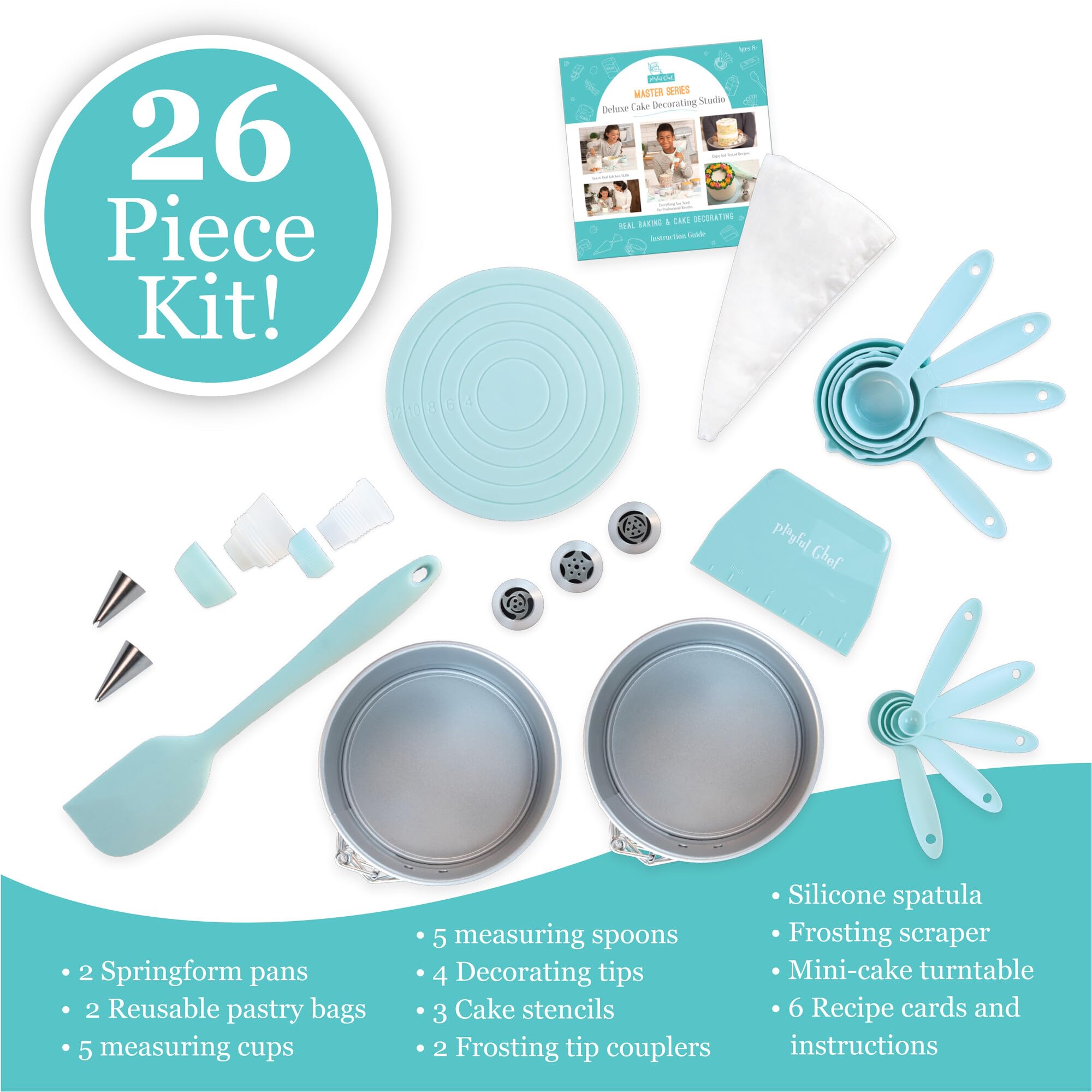 MindWare Playful Chef: estencillos de decoracion para diseños únicos