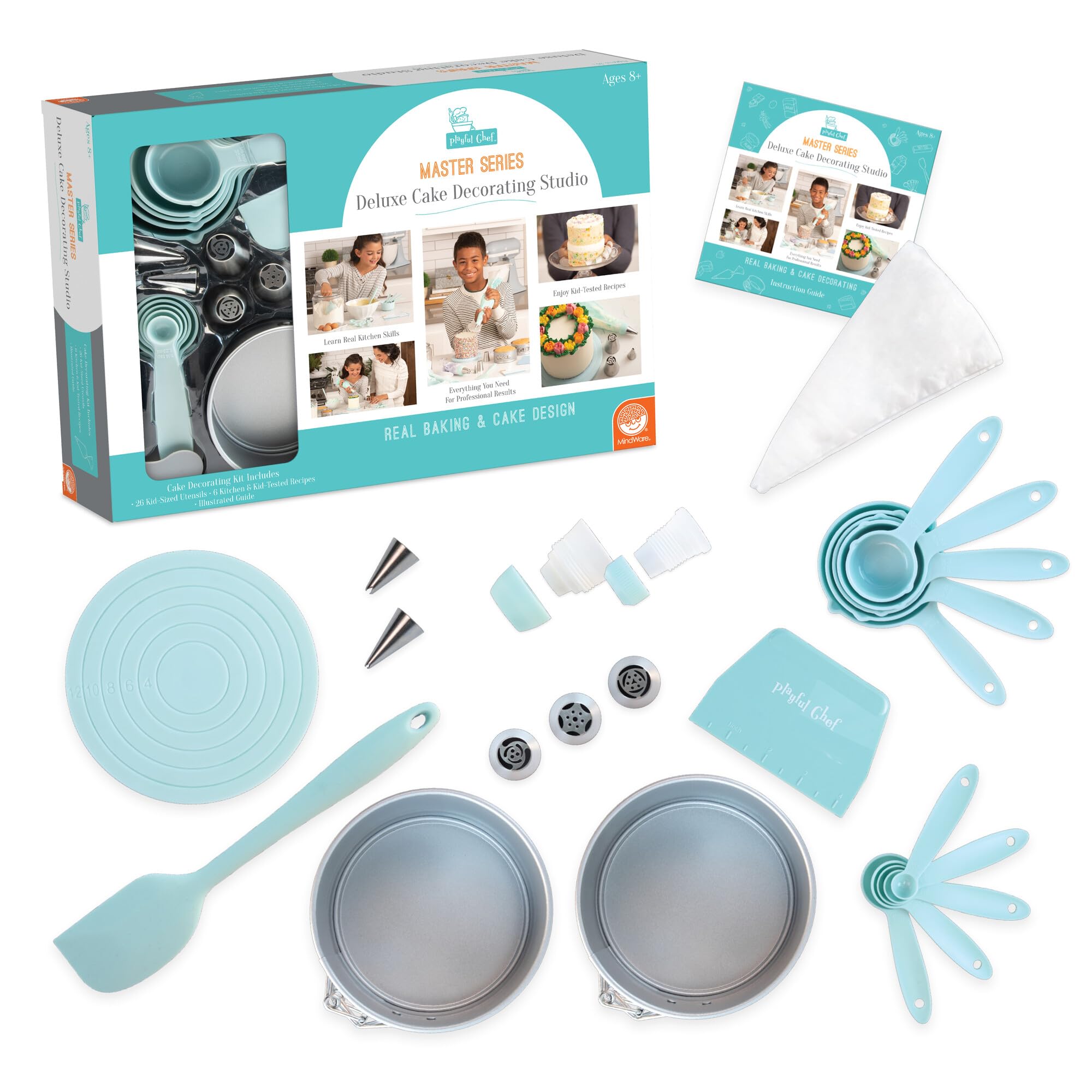 MindWare Playful Chef: moldes para pastel que permiten capas creativas en casa