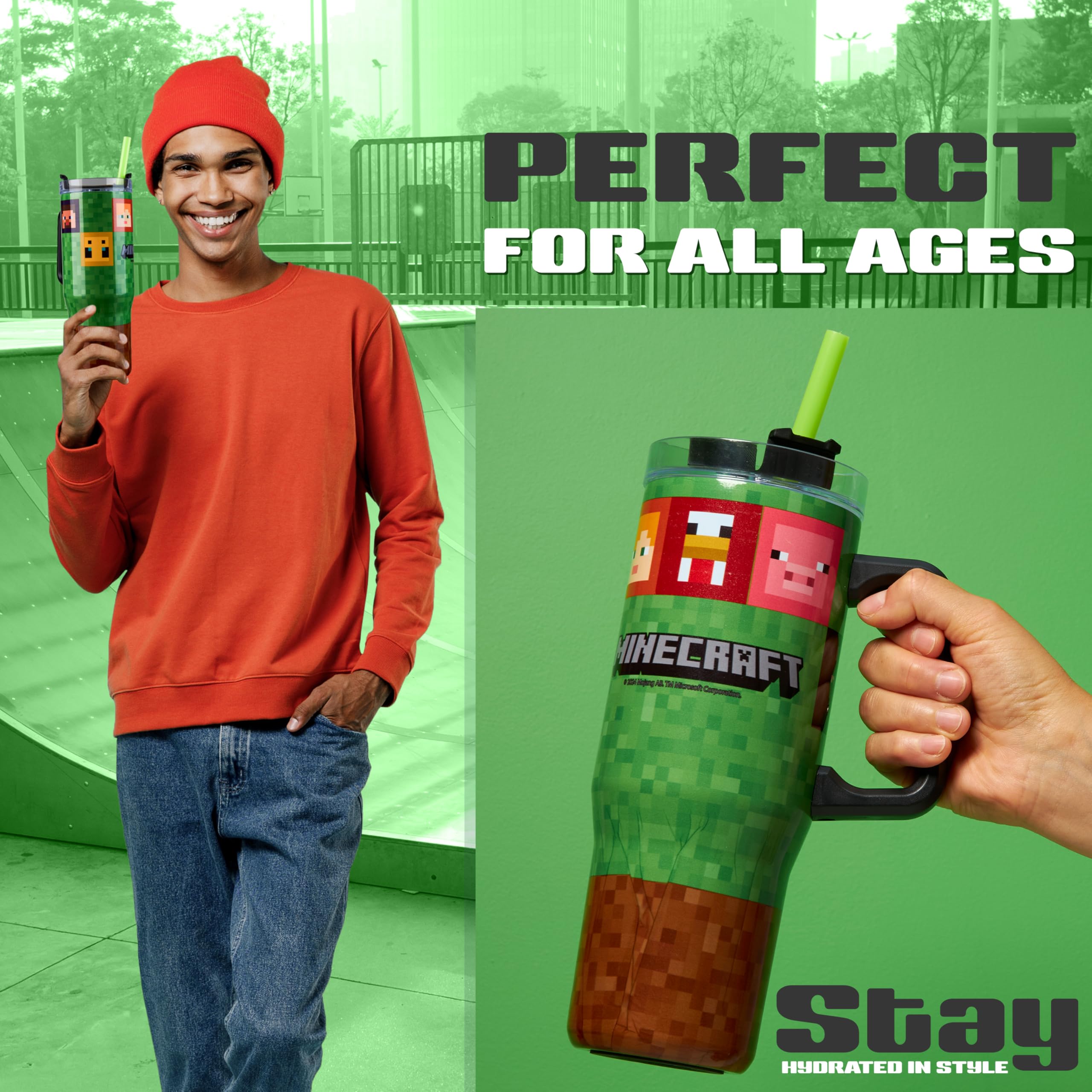 Minecraft diseño licenciado con Creeper, estilo oficial para fans.