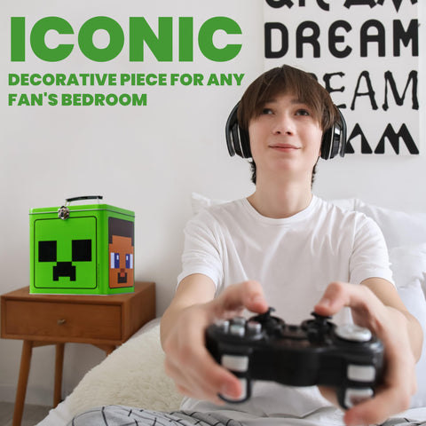 Minecraft: diseño decorativo vibrante para la habitación de un fan.