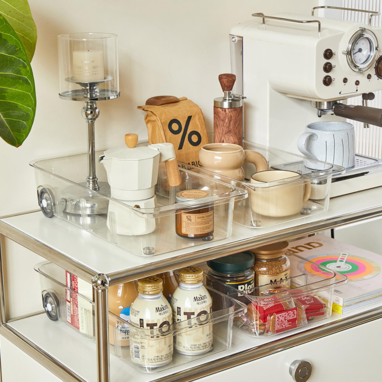 MineSign sistema organizador con ruedas para cocina eficiente