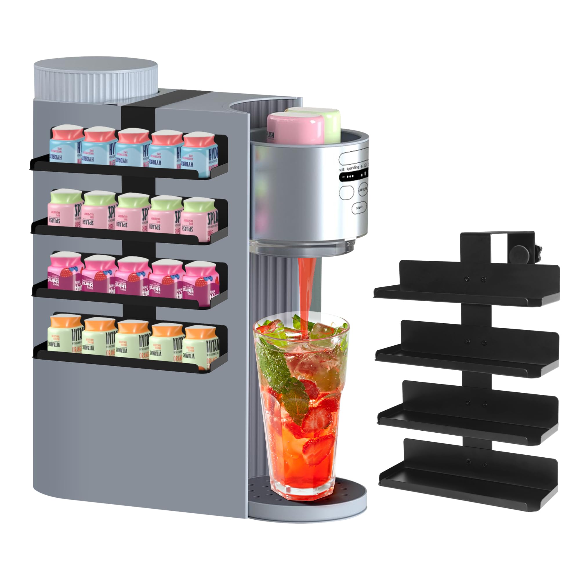 Organizador de sabores Minify para Ninja Thirsti, acceso rápido a cápsulas.
