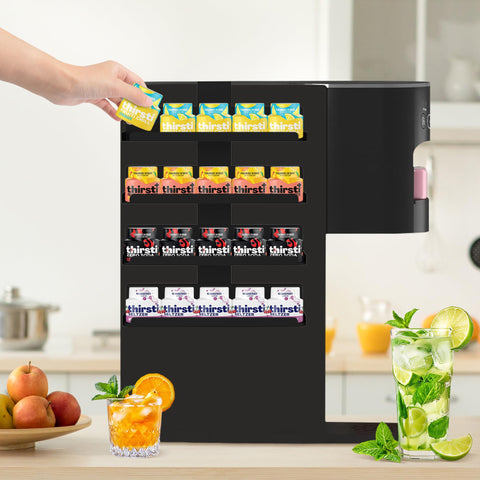 Portacápulas de sabores Minify para Ninja Thirsti con cuatro niveles, 20 cápsulas.