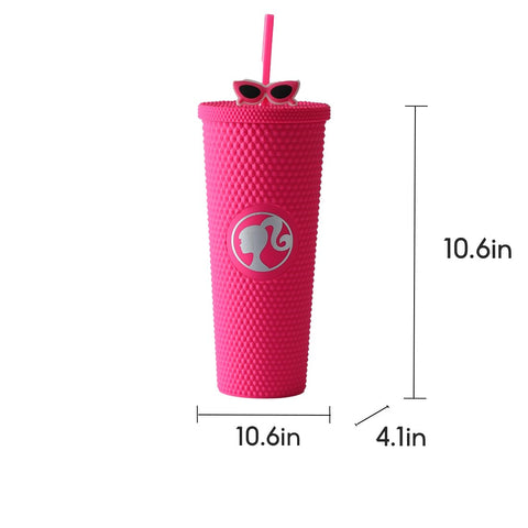 MINISO Barbie tumbler colección añade glamour a cualquier colección Barbie.