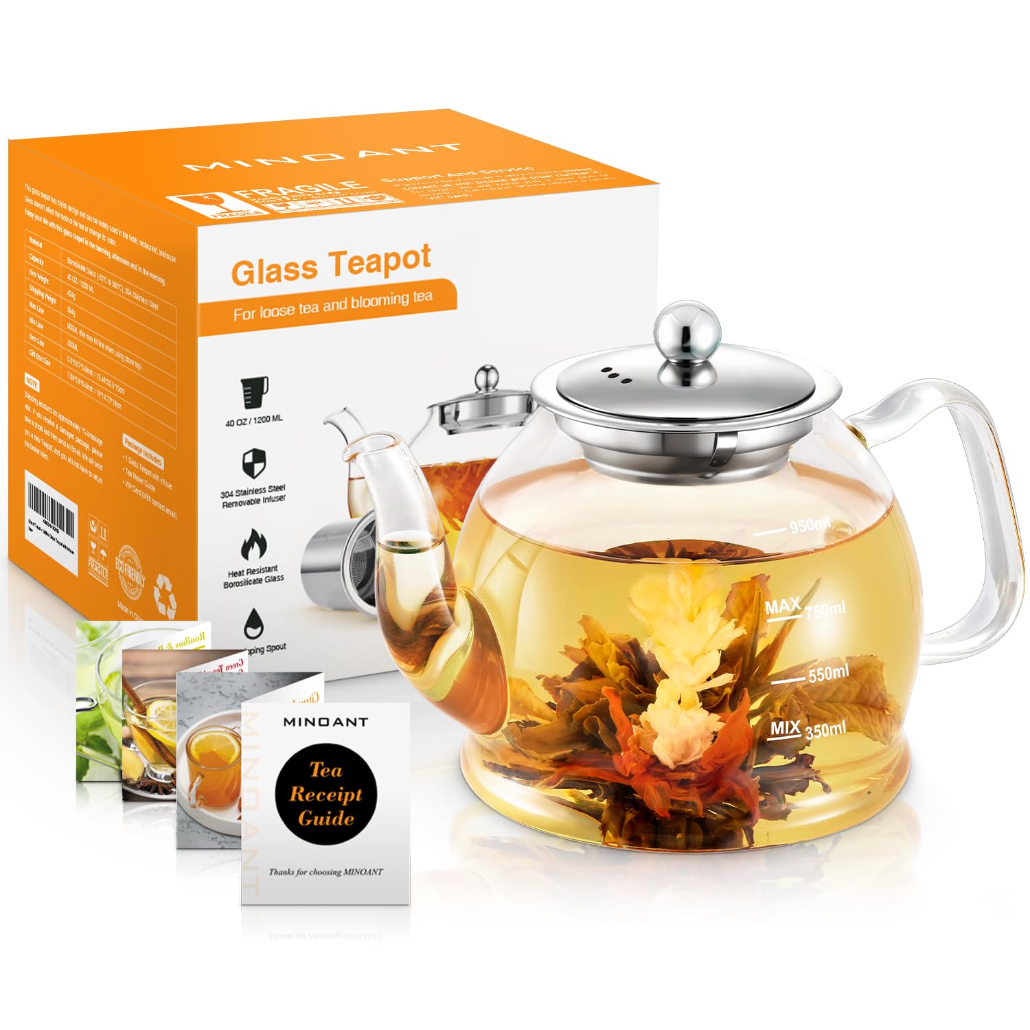 Regalo elegante MINO ANT para amantes del té y rituales diarios