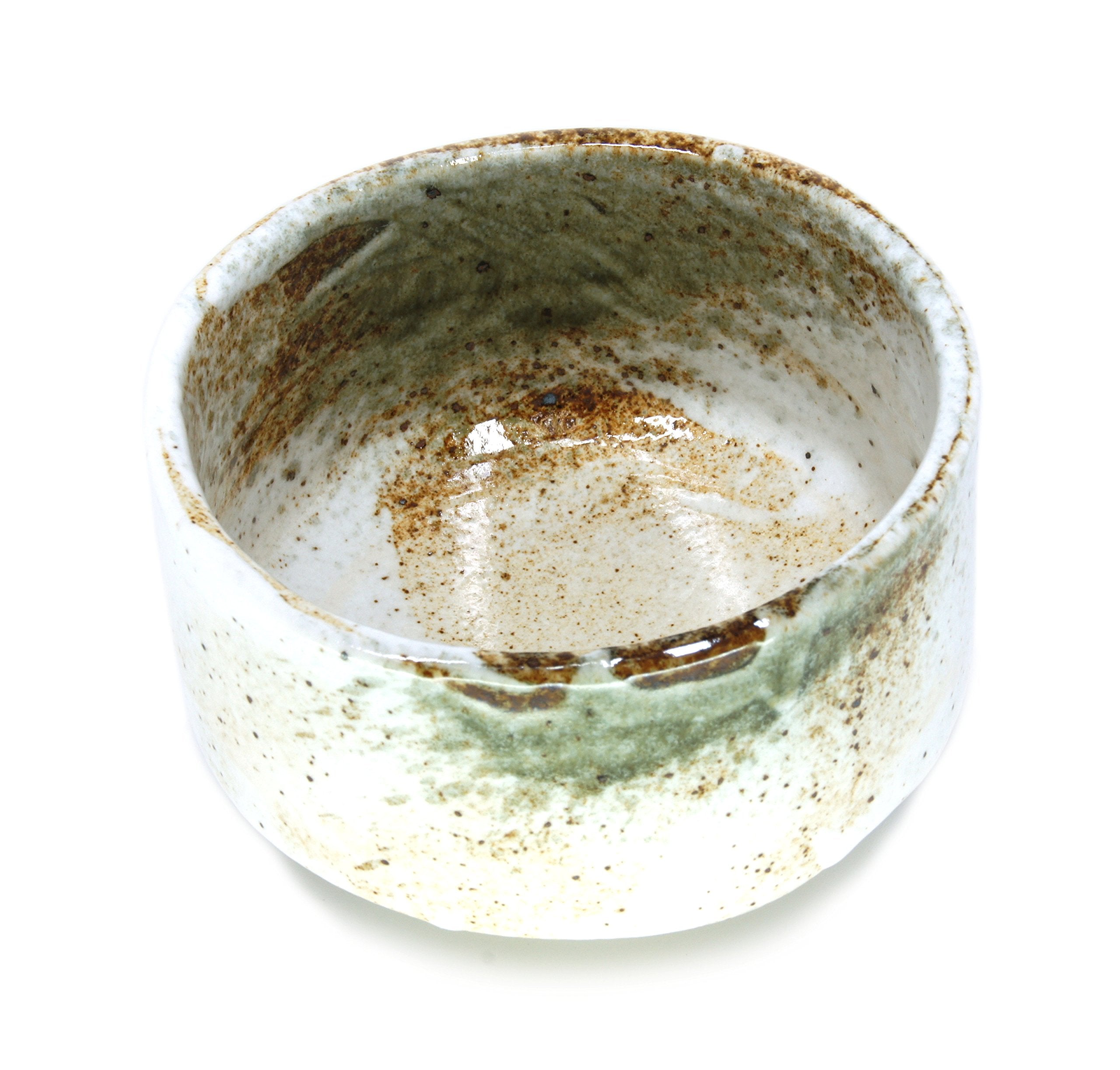 Ceremonia de té con tazón Mino Ware, acabado elegante