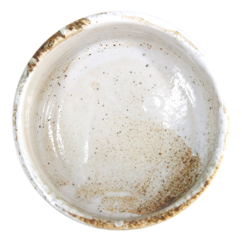 Chawan Yuki Shino de Mino Ware, artesanía auténtica