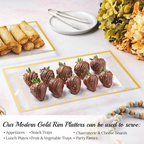 Mint Living bandejas de exhibición para postres, estilo limpio y sofisticado.
