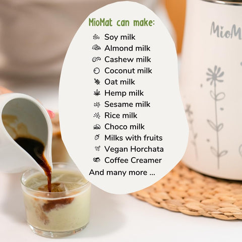 MioMat 8en1 cocinando gachas de avena nutritivas