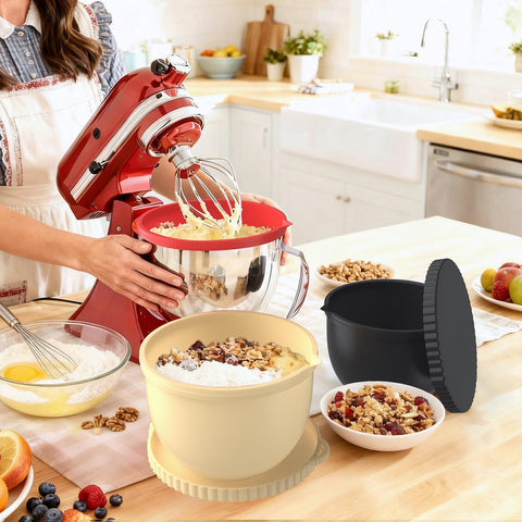 Miosruru capacidad amplia 5qt para grandes lotes en KitchenAid.