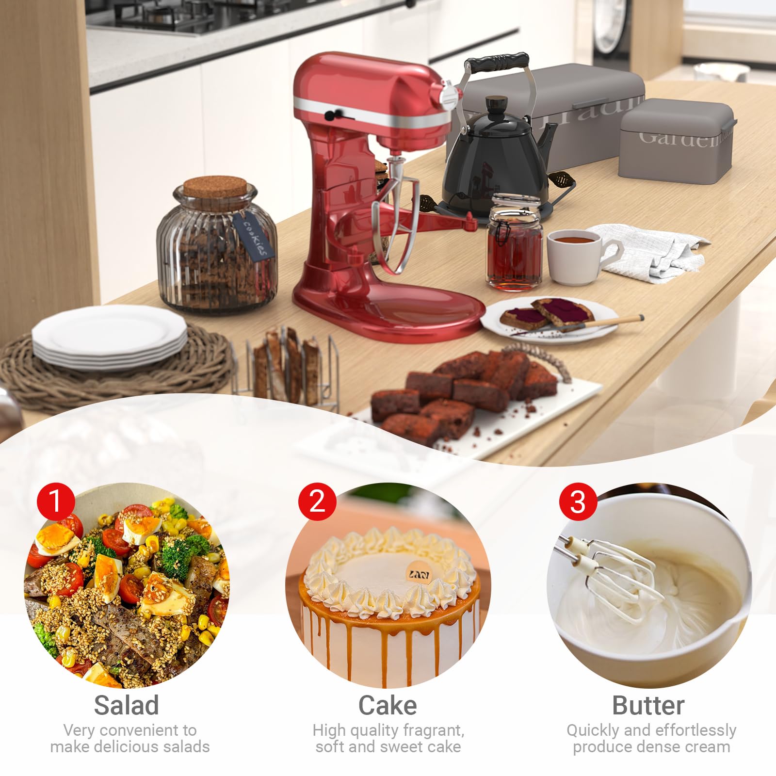 Miosruru set de 3 piezas 7QT, versatilidad en la cocina.