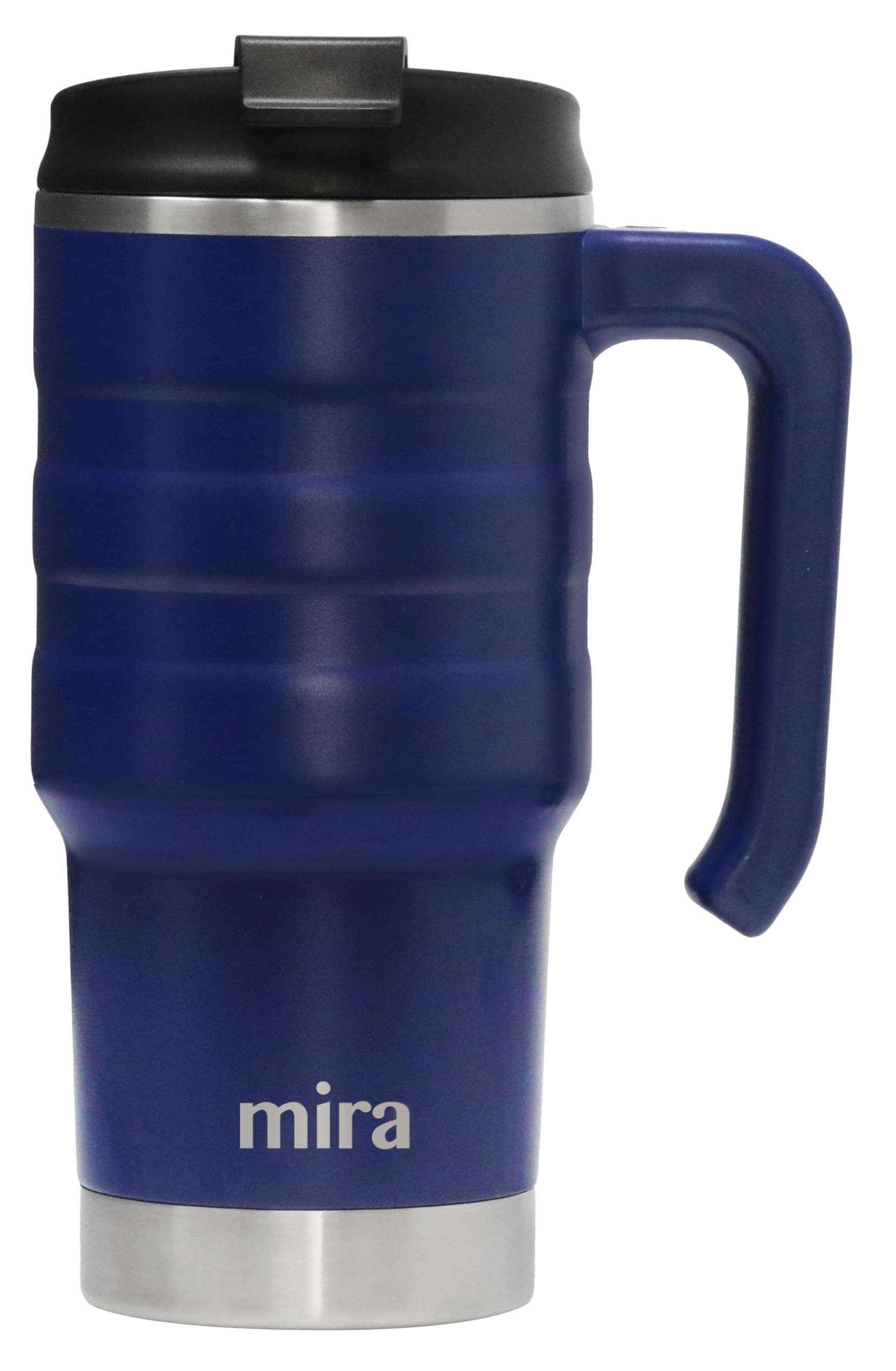 MIRA 20 onzas vaso aislado Marino con exterior sin condensación y agarre cómodo