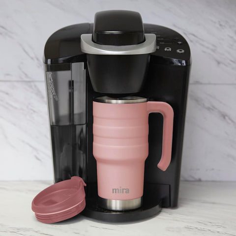 MIRA 20 onzas vaso con asa ergonómica para transportar