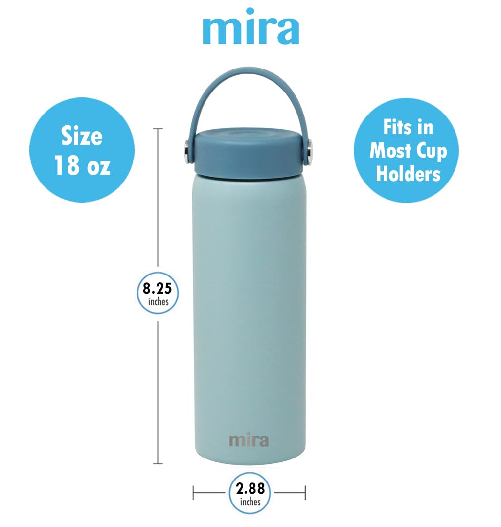 Uso versátil de MIRA para bebidas calientes o frías durante el día