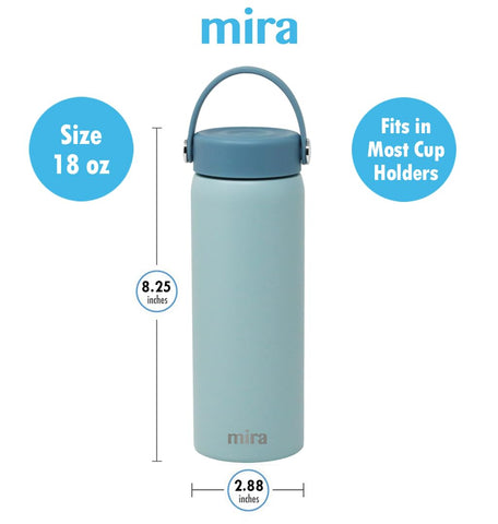 Uso versátil de MIRA para bebidas calientes o frías durante el día