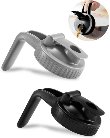Miradexic tapas boca ancha con boquilla en V para verter sin goteos en la cocina.