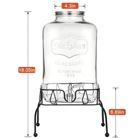MiraEase dispensador con tablero de tiza permite etiquetar fácilmente para fiestas.